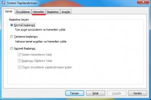 Windows 7 Açılış Programlarını Değiştirme