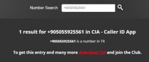CIA Numara Sorgulama