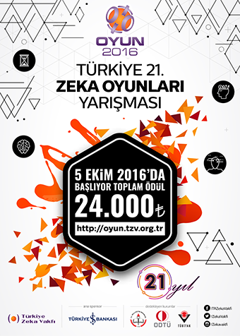 Türkiye 21. Zeka Yarışması Kaydol